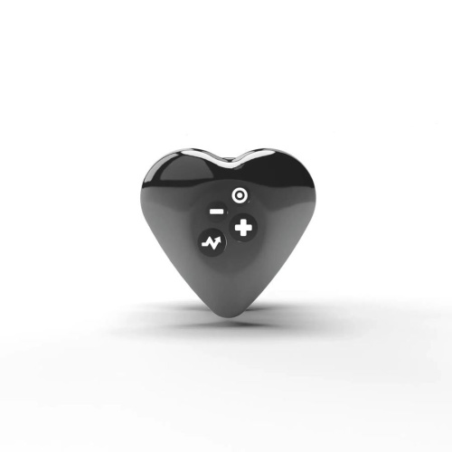 Вибратор Mystim Heart´s Desire с электростимуляцией, черный фото 2