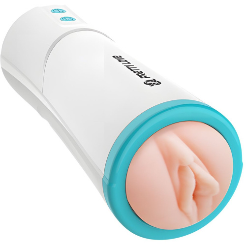 Мужской мастурбатор-анус в тубе с возвратно-поступательными движениями и звуком «Aby», Baile 