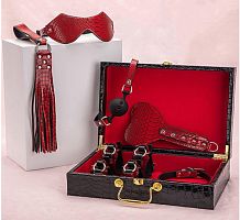 Набор для бондажа для секса из 7 предметов, красный 20229004RY