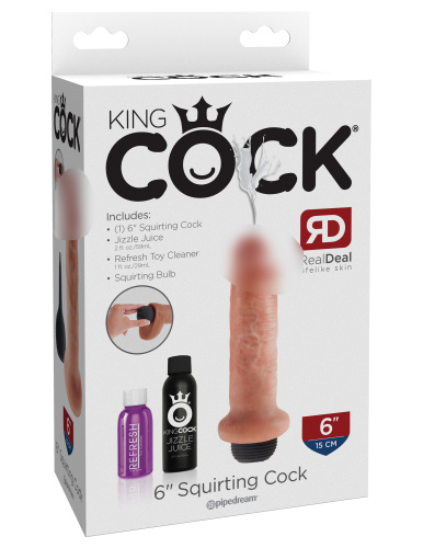 Фаллоимитатор с семяизвержением 6 Squirting Cock фото 2