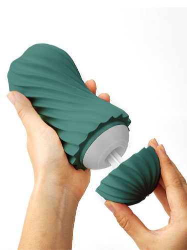 Мастурбатор Tenga Flex Fizzy Green фото 7