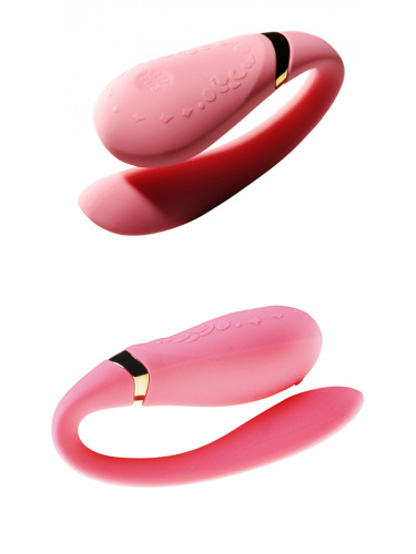 Вибратор для пар, "Fanfan", розовый, Zalo фото 5