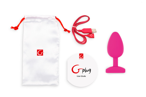 Нежная анальная пробка с вибрацией "Gplug Bioskin" фото 5