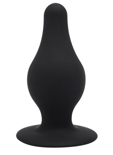 Черная малая анальная пробка SileXD - 7,2 см. фото 2