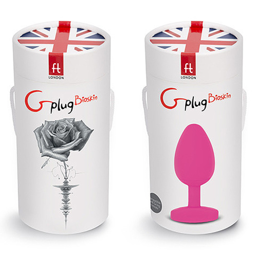 Нежная анальная пробка с вибрацией "Gplug Bioskin" фото 2