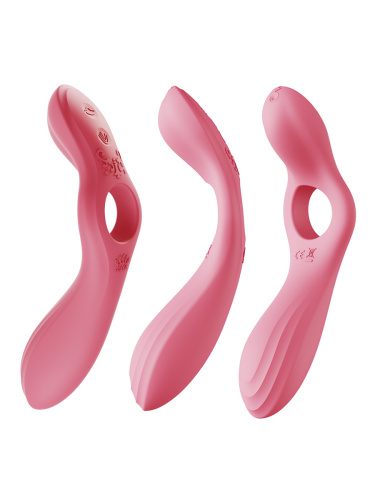 Вибромассажер Jessica Couples Massager Royal Розовый F02102 фото 5