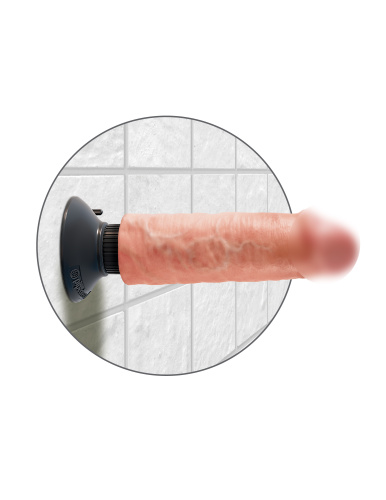 Вибромассажер реалистик 3 в1 на присоске 6 Vibrating Cock 5401-21 фото 4