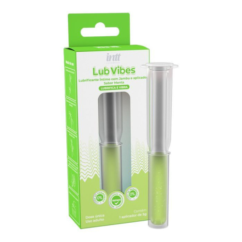 Смазка с аппликатором вибрирующий гель LUB VIBES, MINT, 5 г