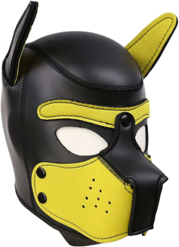 Маска PUPPY HOOD желтая 142-C-M-ZH фото 2 Маска PUPPY HOOD желтая 142-C-M-ZH фото 2