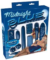 Набор секс-игрушек бирюзового цвета 9 предметов Midnight Blue Set by You2Toys 562181
