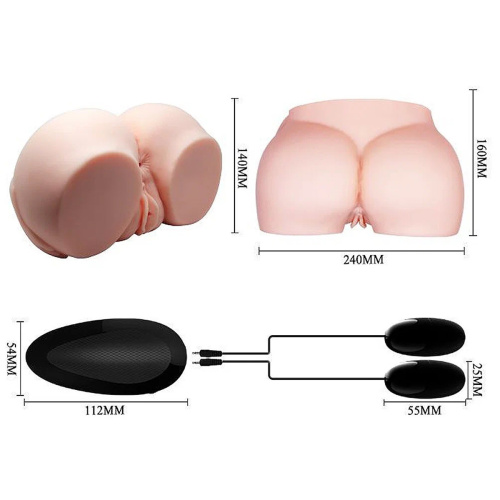 Мастурбатор с двумя входами и двойной вибрацией 009039Z-1 фото 12