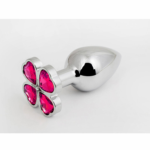 Пробка металл с розовым кристаллом 160-LP1  