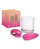 We-Vibe Вибратор для пар из силикона Chorus с пультом ДУ, pink