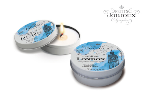 PETITS JOUJOUX Массажная свеча LONDON свежесть 33 гр. 46765