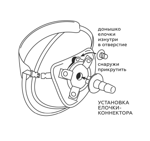 Пояс Harness UNI strap универсальный 060003 RU фото 6