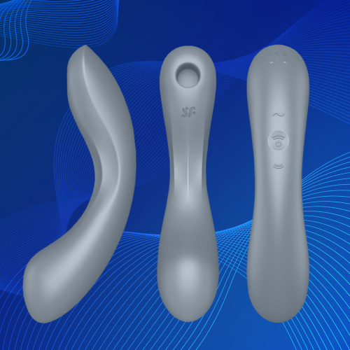 Стимулятор клитора Curvy Trinity 1 с вибрациями фото 5