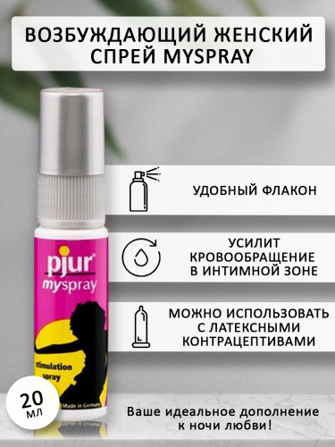 Возбуждающий женский спрей "Myspray", 20 мл фото 3