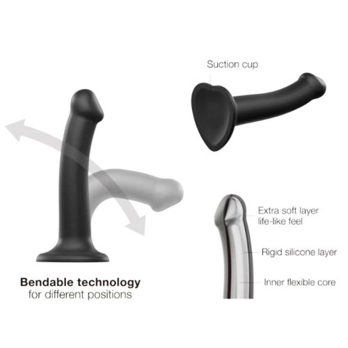 Фаллоимитатор Strap-On-Me Dildo c гнущийся фото 9 Фаллоимитатор Strap-On-Me Dildo c гнущийся фото 9
