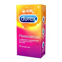 Дюрекс-12 Pleasuremax с ребрами и пупырышками презервативы
