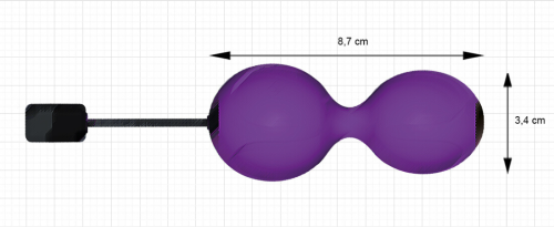 Тренажер кегеля "Kegel Vibe", фиолетовый фото 7