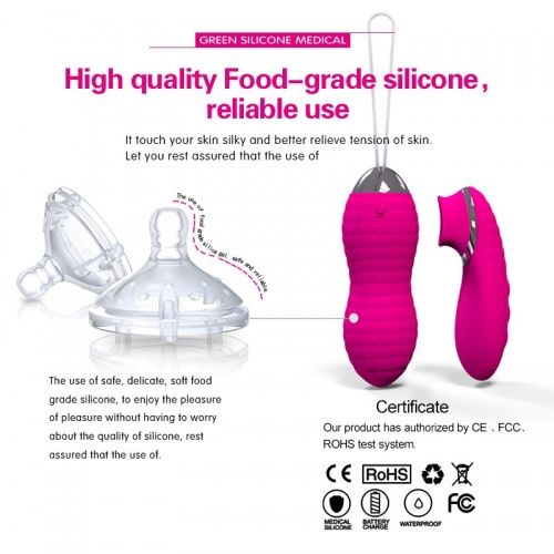 Виброяйцо с вибрирующим пультом "Sally" фото 4