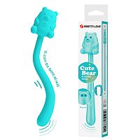 Мини-вибростимулятор Cute Bear, бирюзовый