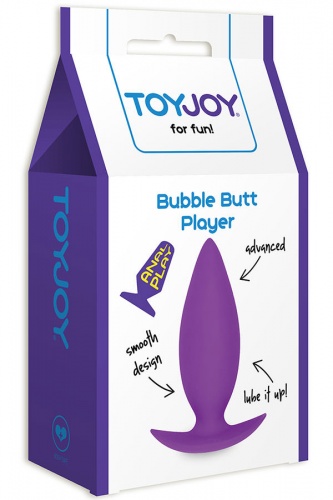 Анальная пробка Bubble Butt Player Advanced Purple