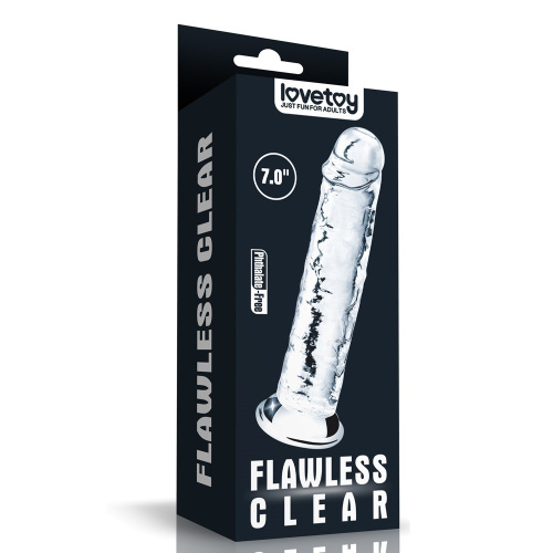 Фаллоимитатор Flawless Clear Dildo 7.0'' 310015 LV  фото 2