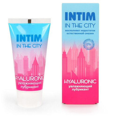 Лубрикант увлажняющий INTIM IN THE CITY HYALURONIC 60 г арт. LB-60008m фото 2