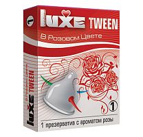 Презерватив LUXE TWEEN "В розовом цвете" (Роза)
