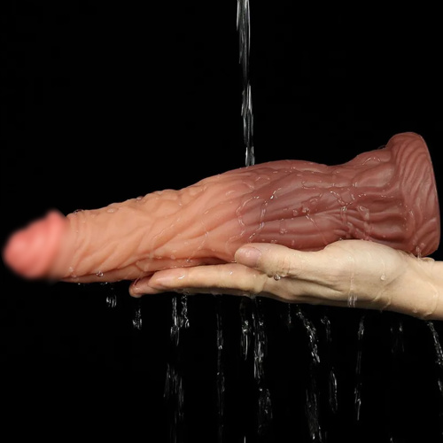 Фалломитатор на присоске телесный 411015 LV  фото 4