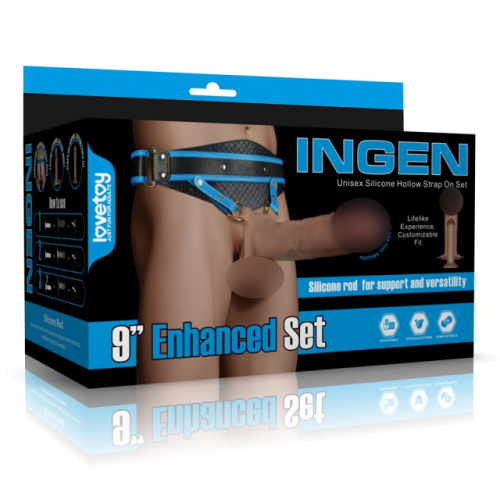 Инновационный и функциональный комплект полого страпонаIngen 9'' Enhanced Set XS/S/M 415011 LV