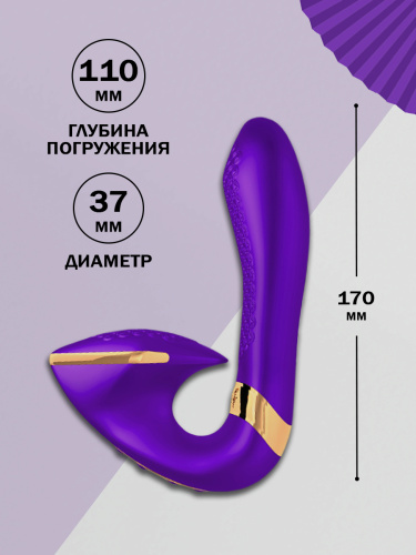 SOYO Вибростимулятор для клитора и зоны G с двумя независимыми моторами SH-SOYO-403 фото 3