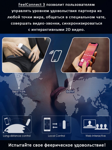Интерактивный мастурбатор Svakom Alex NEO S63D фото 12