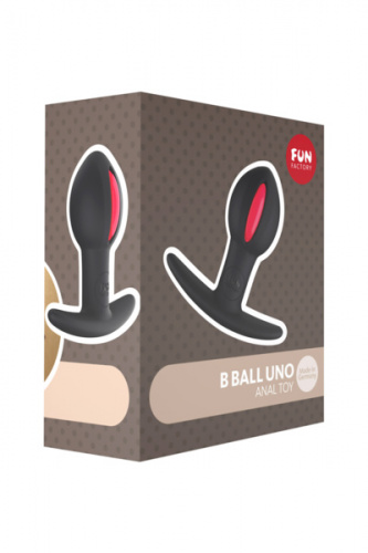 Анальный стимулятор "B Ball Uno", черно-малиновый фото 5