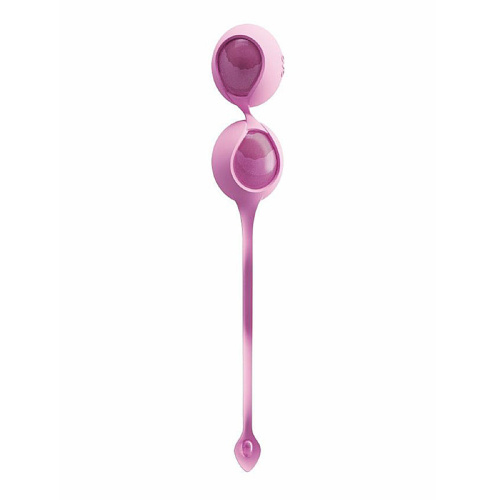 Вагинальные шарики розовый + хром L1A-6 OVO