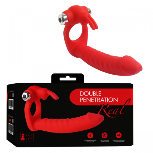 Вибронасадка Vander "Double Penetration Real