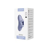 Echo 2 Вибромассажёр на пальцы с функцией нагрева, голубой