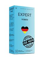 Презервативы EXPERT Ribbed Germany 12+3 шт ребристые