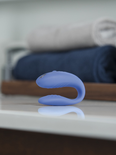 We-Vibe Вибратор для пар из силикона Match 7.65 cм, голубой фото 10