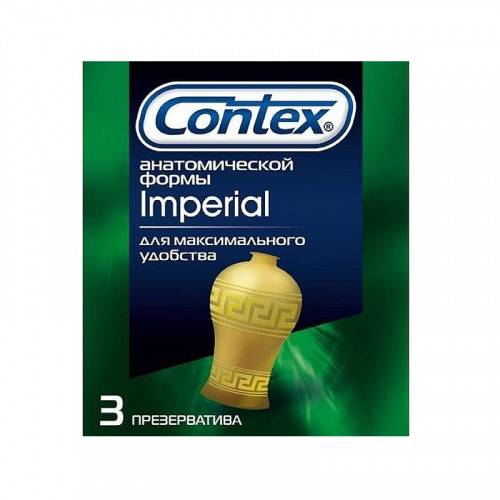 Контекс-3 Imperial анатомической формы презервативы