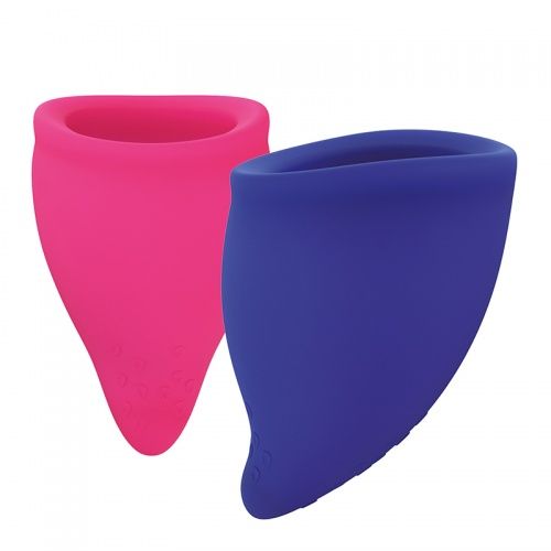 Набор менструальных чаш "Fun Cup Explore Kit", розовый фото 4