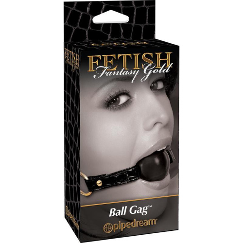 Кляп черный с золотом 3975-23 PD 