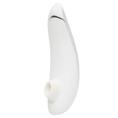 Womanizer Стимулятор клиторальный бесконтактный Premium, белый/хром