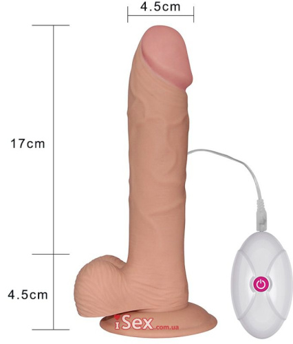 Вибратор реалистик с пультом The Ultra Soft Dude 9 1096 LV фото 2