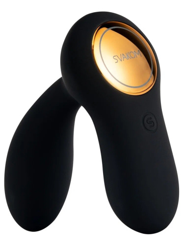 SVAKOM Интерактивный вибромассажер простаты Vick Neo, SPM-03D, 9.2 см, черный фото 6