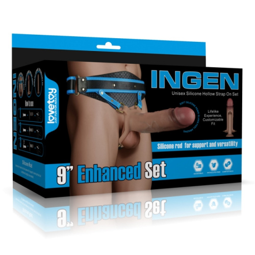 Инновационный и функциональный комплект полого страпонаIngen 9'' Enhanced Set XS/S/M 415011 LV