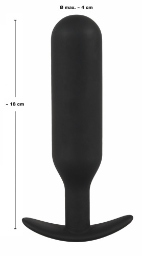 Анальная пробка цилиндрической формы с утяжелением средняя Anal Trainer by Black Velvets 5358000000 фото 5