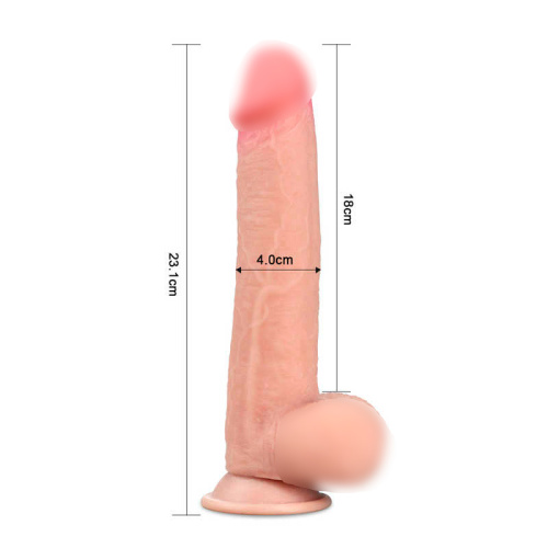 Фалоимитатор реалистик Skinlike Soft Cock 9 317003 LV фото 8