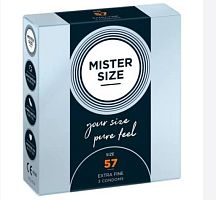 Презервативы MISTER SIZE 57,  3 шт